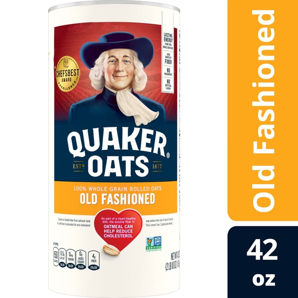 Quaker Old Fashioned Oats, 42 oz package